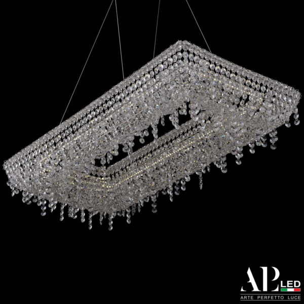 Люстра светодиодная хрустальная S515.0.80.B.4000 Arte Perfetto Luce