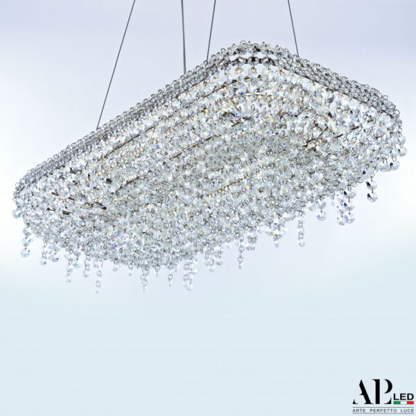 Люстра светодиодная хрустальная S522.0.60.B.4000 Arte Perfetto Luce