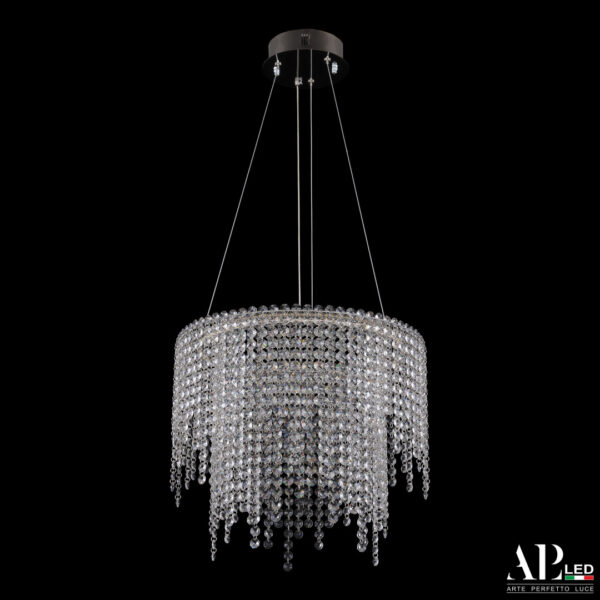Люстра светодиодная хрустальная SH02.40.D.Ni.4000 Arte Perfetto Luce