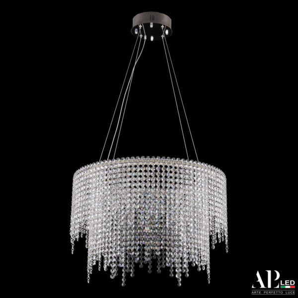 Люстра светодиодная хрустальная SH02.55.D.Ni.4000 Arte Perfetto Luce
