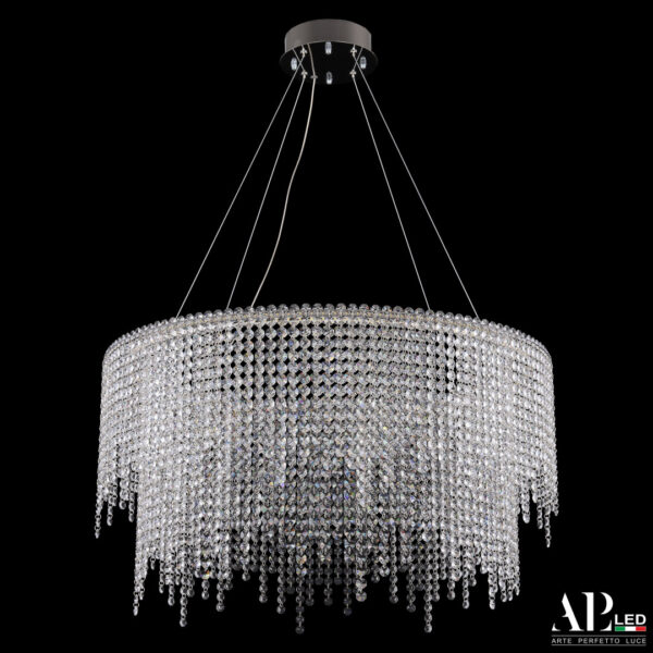 Люстра светодиодная хрустальная SH02.73.D.Ni.4000 Arte Perfetto Luce