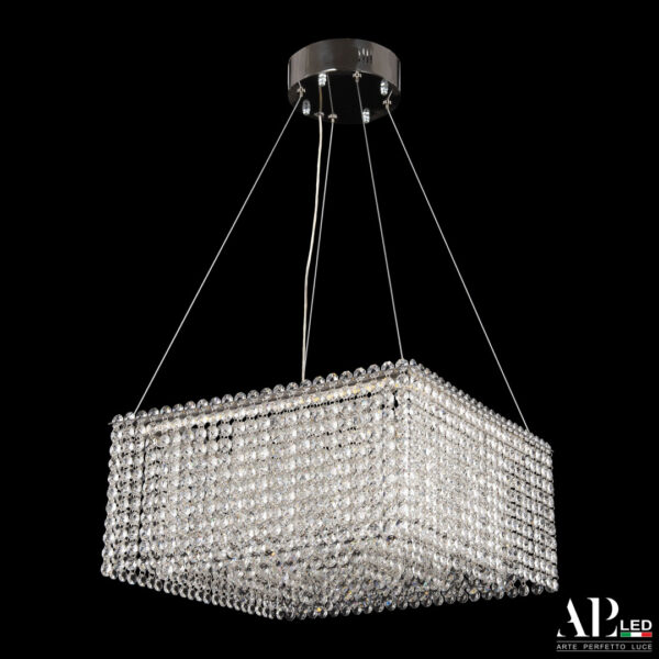 Люстра светодиодная хрустальная SH03.40.A.Ni.4000 Arte Perfetto Luce