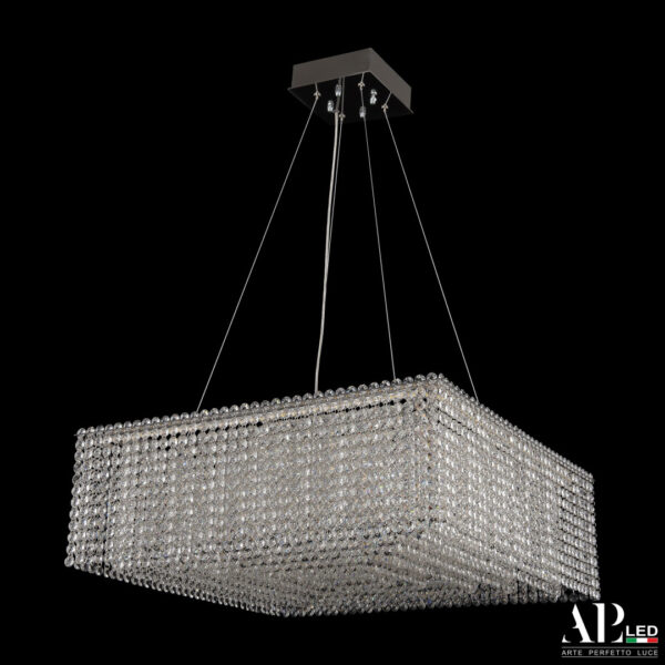 Люстра светодиодная хрустальная SH03.60.A.Ni.4000 Arte Perfetto Luce