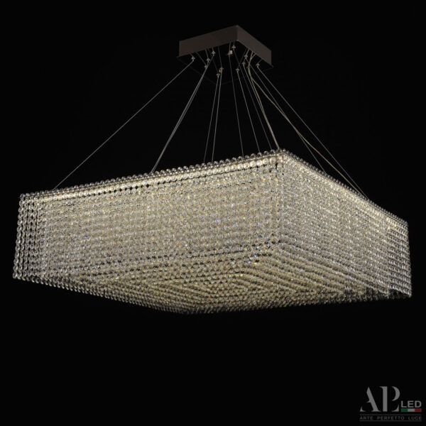 Люстра светодиодная хрустальная SH03.80.A.Ni.4000 Arte Perfetto Luce