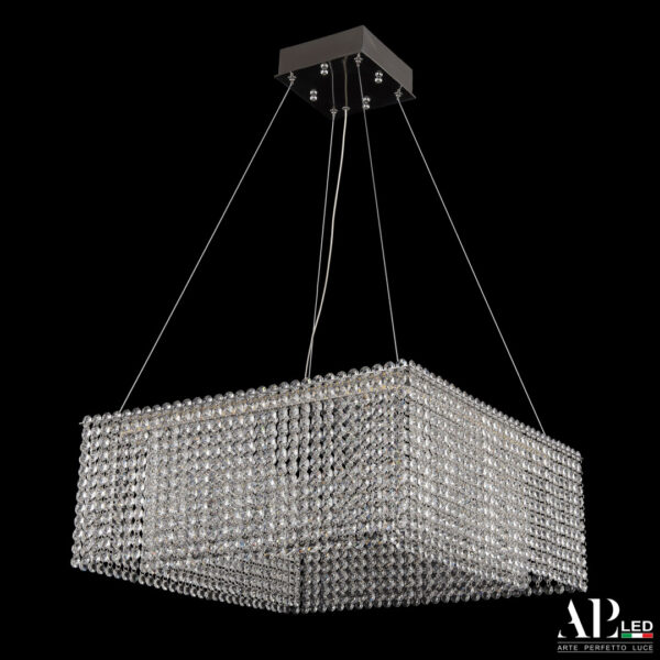 Люстра светодиодная хрустальная SH04.52.A.Ni.4000 Arte Perfetto Luce
