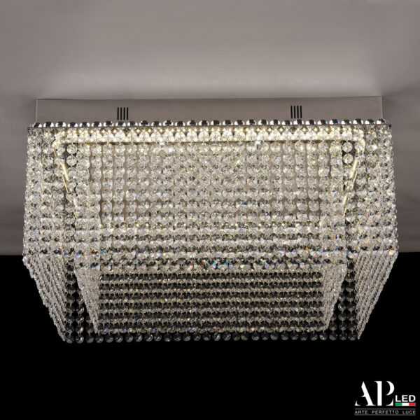 Люстра светодиодная хрустальная SH04.52.A.Ni.4000.PK Arte Perfetto Luce
