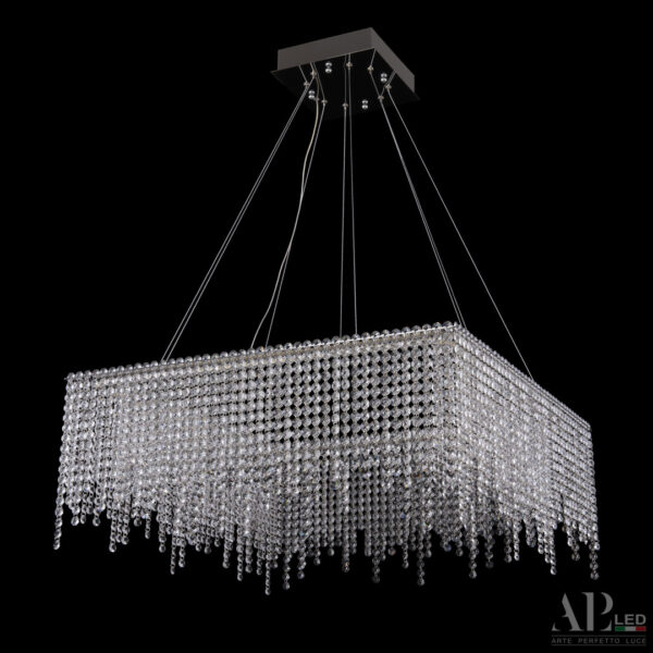 Люстра светодиодная хрустальная SH04.71.B.Ni.4000 Arte Perfetto Luce