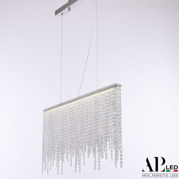 Люстра светодиодная хрустальная SH06.70.B.Ni.4000 Arte Perfetto Luce
