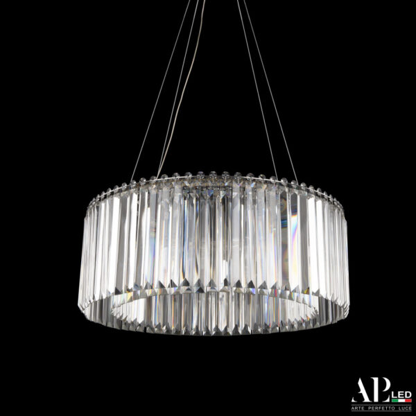 Люстра светодиодная хрустальная SH09.55.A.Ni.4000 Arte Perfetto Luce