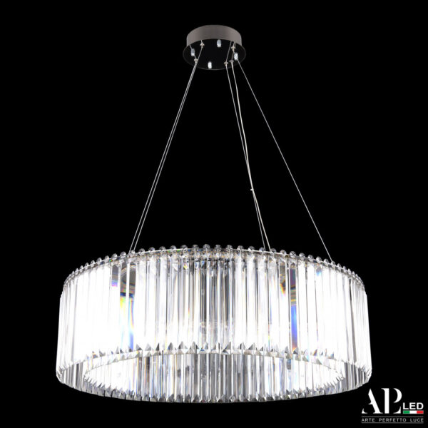 Люстра светодиодная хрустальная SH09.73.A.Ni.4000 Arte Perfetto Luce
