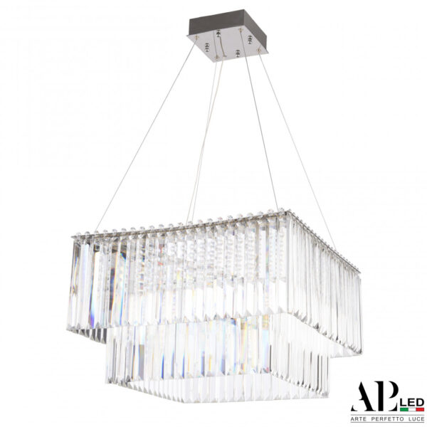 Люстра светодиодная хрустальная SH10.52.C.Ni.4000 Arte Perfetto Luce