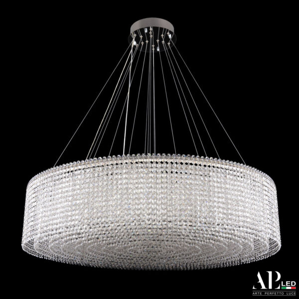Люстра светодиодная хрустальная SH13.100.A.Ni.4000 Arte Perfetto Luce
