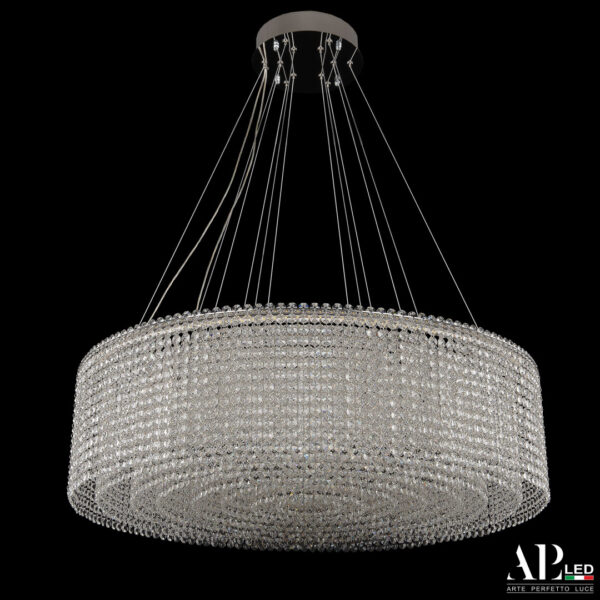 Люстра светодиодная хрустальная SH13.80.A.Ni.4000 Arte Perfetto Luce