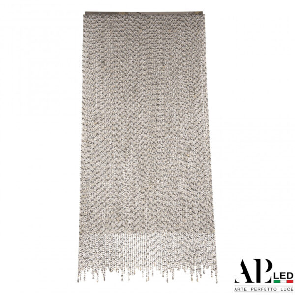 Люстра хрустальная каскадная SH15.120-260.G.E14.Ni.Clear.801.733.РК Arte Perfetto Luce