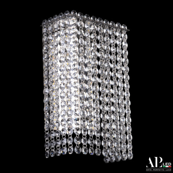 Бра светодиодные хрустальные SH500.B1.16-27.A.Ni.4000 Arte Perfetto Luce