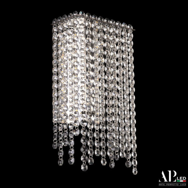 Бра светодиодные хрустальные SH500.B1.16-27.B.Ni.4000 Arte Perfetto Luce