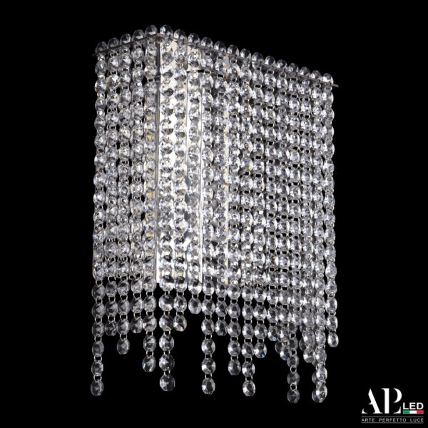 Бра светодиодные хрустальные SH500.B1.25-27.B.Ni.4000 Arte Perfetto Luce