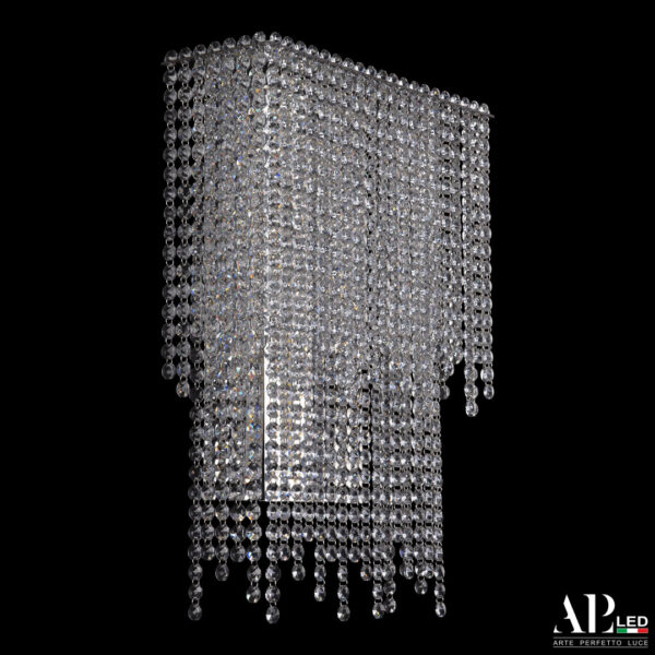 Бра светодиодные хрустальные SH500.B3.35-45.B.Ni.4000 Arte Perfetto Luce