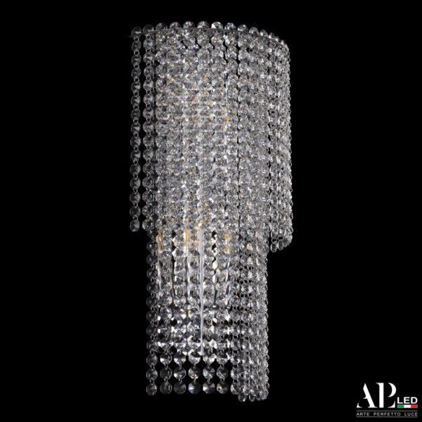 Бра хрустальный каскад SH500.B4.25-45.A.Ni.E14 Arte Perfetto Luce