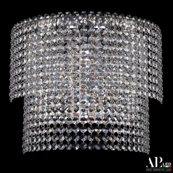 Бра светодиодные хрустальные SH500.B4.35-27.A.Ni.4000 Arte Perfetto Luce