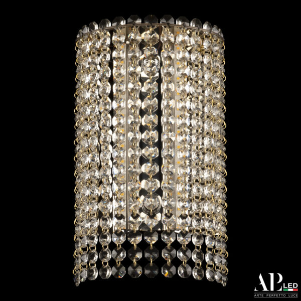 Бра светодиодные хрустальные SH500.B5.16-27.A.Gd.3000 Arte Perfetto Luce