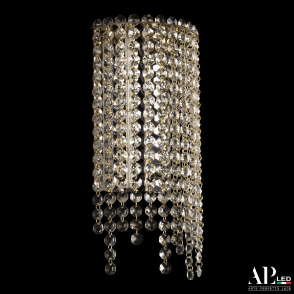 Бра светодиодные хрустальные SH500.B5.16-27.B.Gd.3000 Arte Perfetto Luce