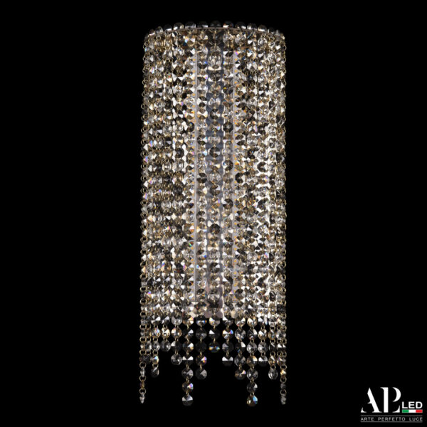 Бра светодиодные хрустальные SH500.B5.20-45.B.Gd.3000.Clear.801.731 Arte Perfetto Luce