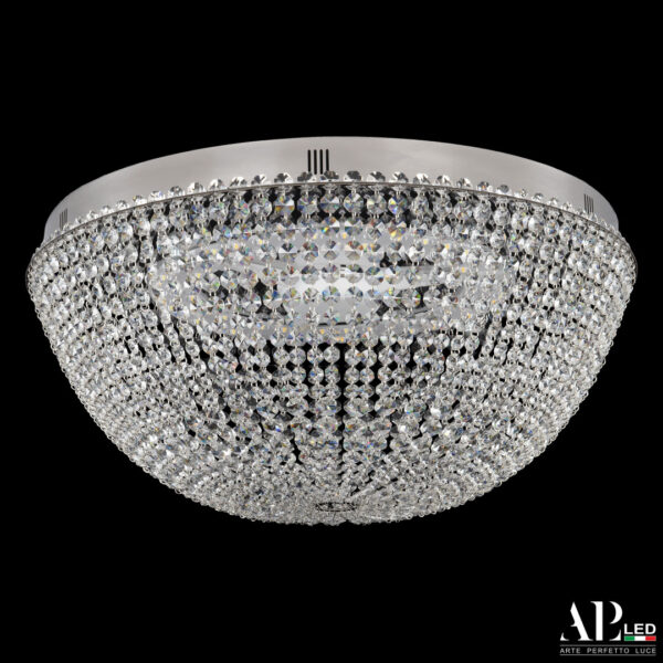 Люстра светодиодная хрустальная с пультом SH501.2.50.A.LED-DIM.Ni Arte Perfetto Luce