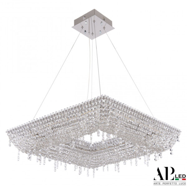 Люстра светодиодная хрустальная SH503.0.60.B.Ni.4000 Arte Perfetto Luce