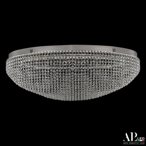 Люстра светодиодная хрустальная SH508.2.80.A.Ni.4000 Arte Perfetto Luce