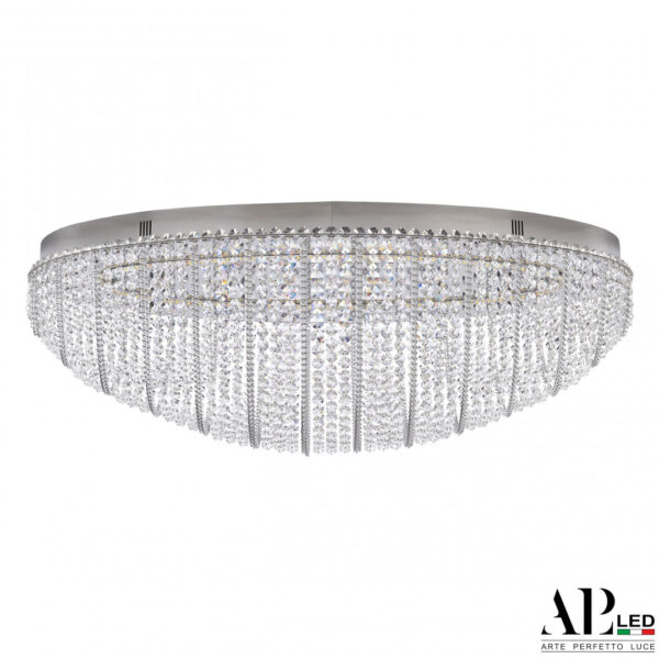 Люстра светодиодная хрустальная SH508.2.80.M.Ni.4000 Arte Perfetto Luce