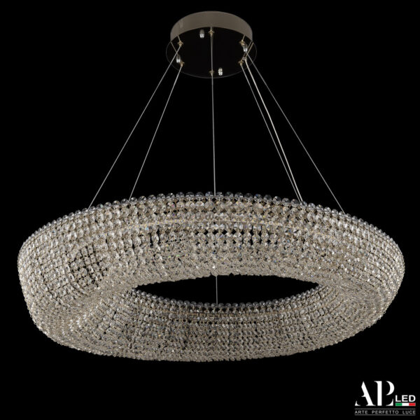 Люстра светодиодная хрустальная SH510.0.80.A.Gd.4000 Arte Perfetto Luce
