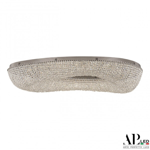 Люстра светодиодная хрустальная SH523.2.120.A.Ni.4000 Arte Perfetto Luce