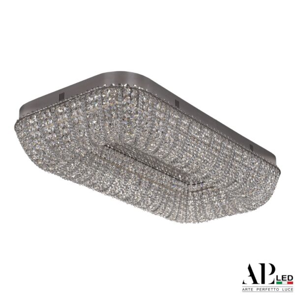 Люстра светодиодная хрустальная SH622.2.80.M.Ni.4000 Arte Perfetto Luce