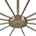 8100/12C COMFI LN26 106 бронза/белый металл/стекло Люстра потолочная Е14 12*40W 220V MAVE