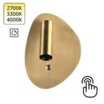 7185/9WLU УЦЕНКА(НЕВОЗВРАТНЫЙ ТОВАР) HIGHTECH ODL26 471 светильник брашированная бронза/металл IP20 LED 9W 580Лм 2700K/3300K/4000K 120° 220-240V ROY
