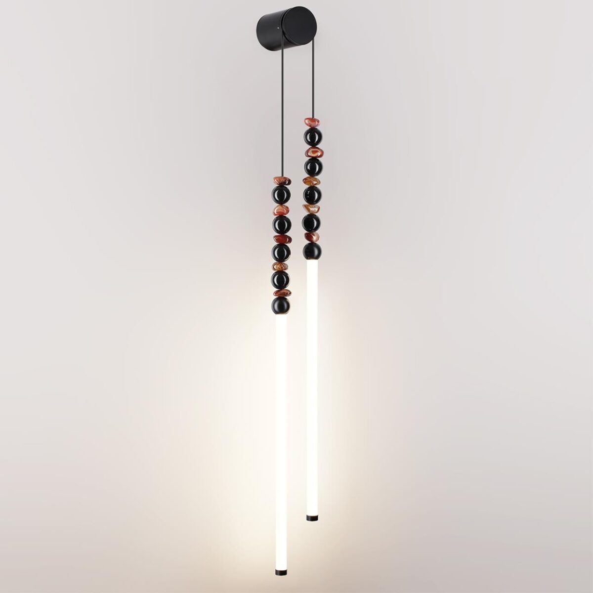 7187/16WL HIGHTECH ODL26 223 Настенный светильник черный/акрил/агат/металл IP20 LED 16W 3500K 220V MONELLA — изображение 2