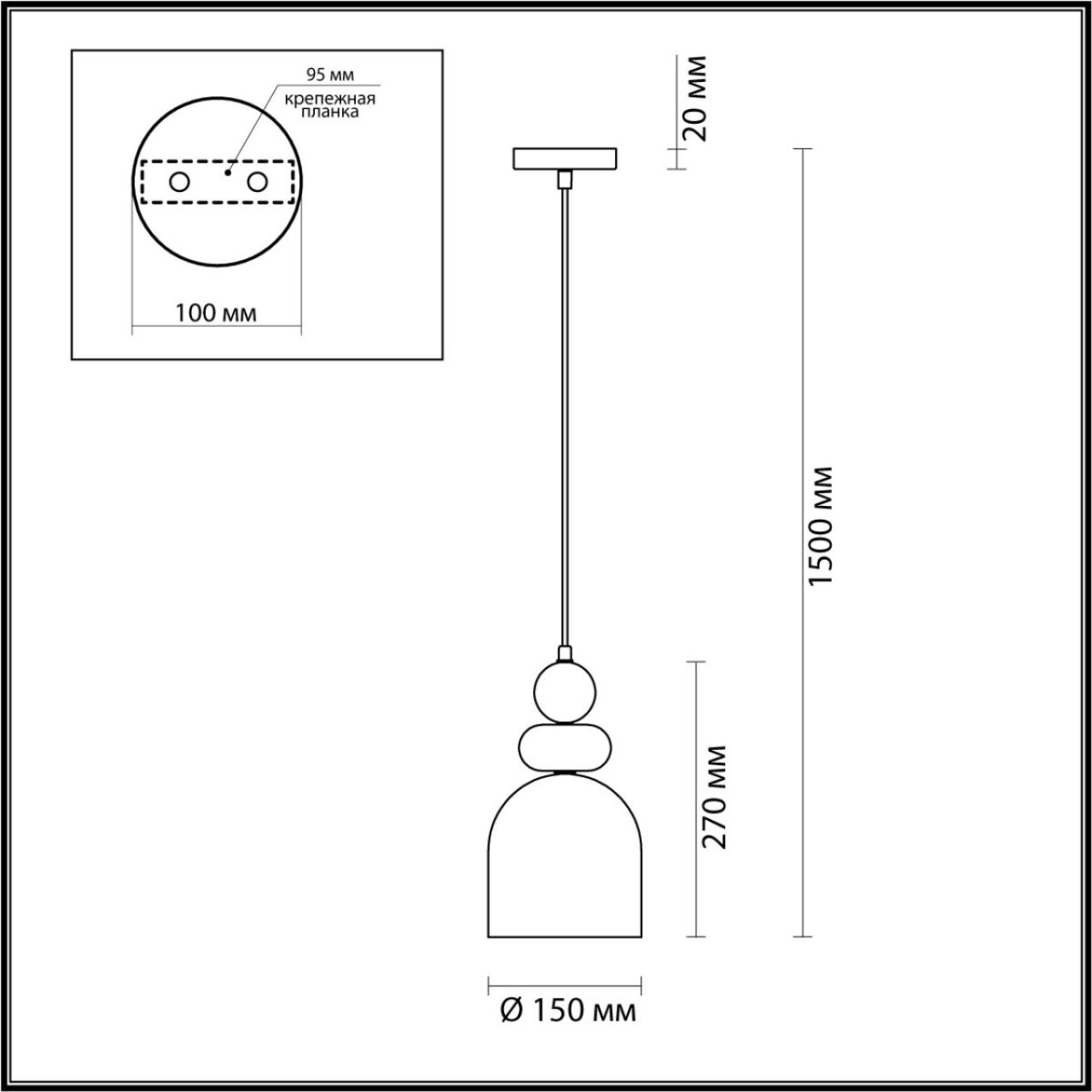 4589/1B SUSPENTIONI LN26 146 золотой Подвес E27 60W 220V GILLIAN — изображение 2