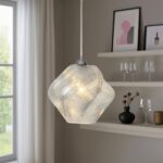 8288/1A MODERNI LN26 371 хром/прозрачный, металл/стекло Подвес E27 1*60W 220V TIDE — изображение 2