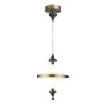 5404/23L L-VISION ODL_EX25 027 бронзов.брашированн./черный/стекло/керамика Подвес LED 23W 3000K ULA — изображение 3