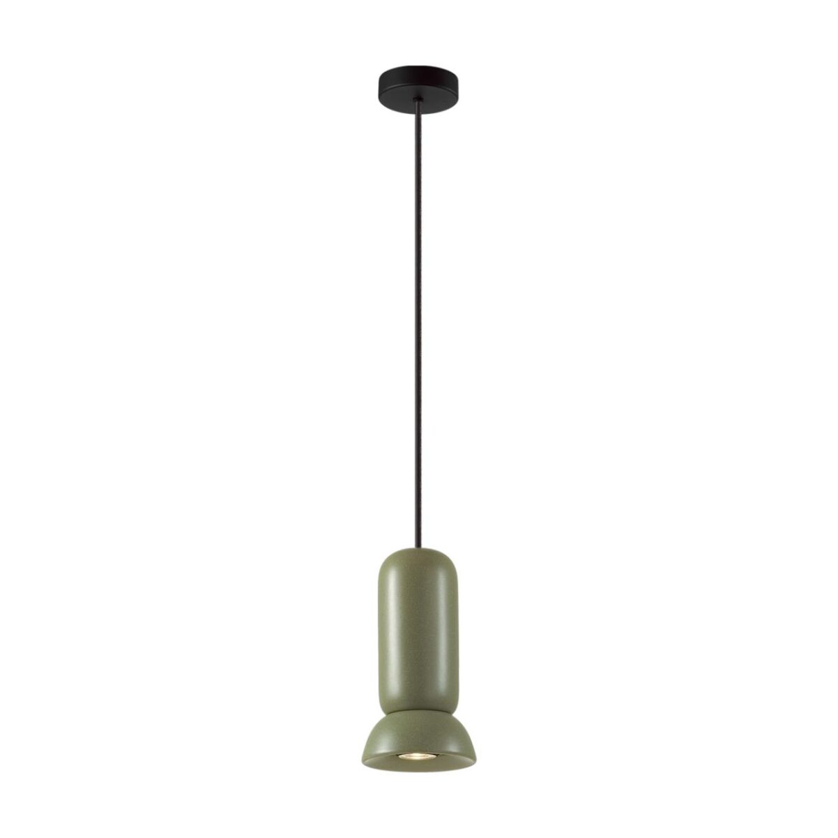 5054/1B PENDANT ODL24 379 черный/зеленый/металл/керамика Подвес GU10 LED 4W KERAMA — изображение 2