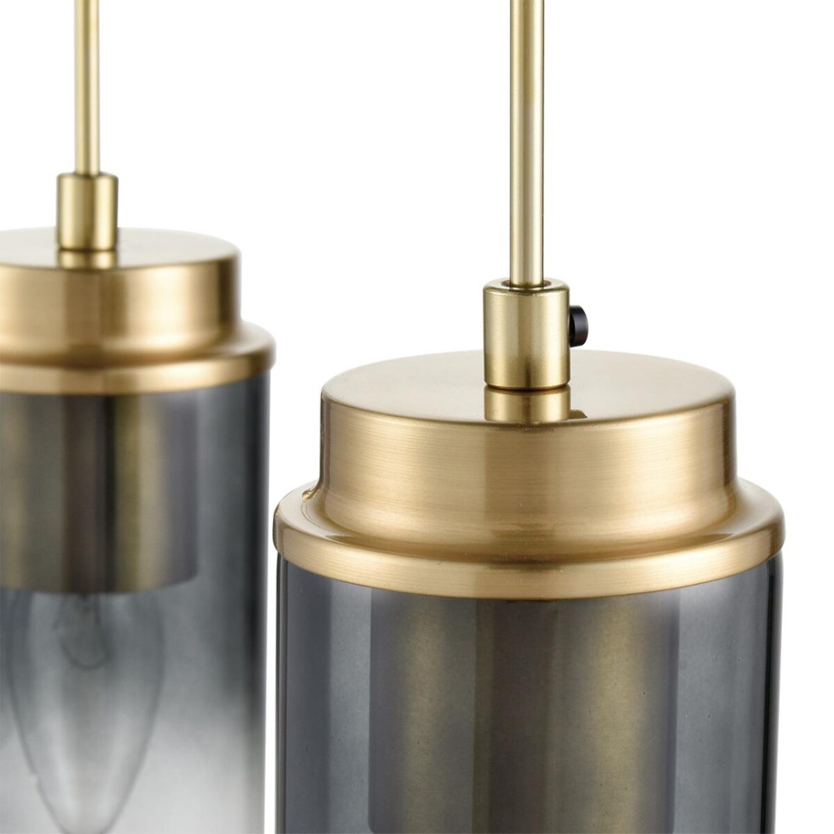 1ba72062180ee7a947708ce4bb6a7ac8 8101/3A COMFI LN26 407 черный/бронза металл/стекло Подвес Е14 3*40W 220V ISHA — изображение 1