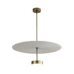 7035/20CL L-VISION ODL25 189 Потолочный светильник металл/фетр/акрил/бронза/белый/серый IP20 1*20W 3000K 220V FELT — изображение 3