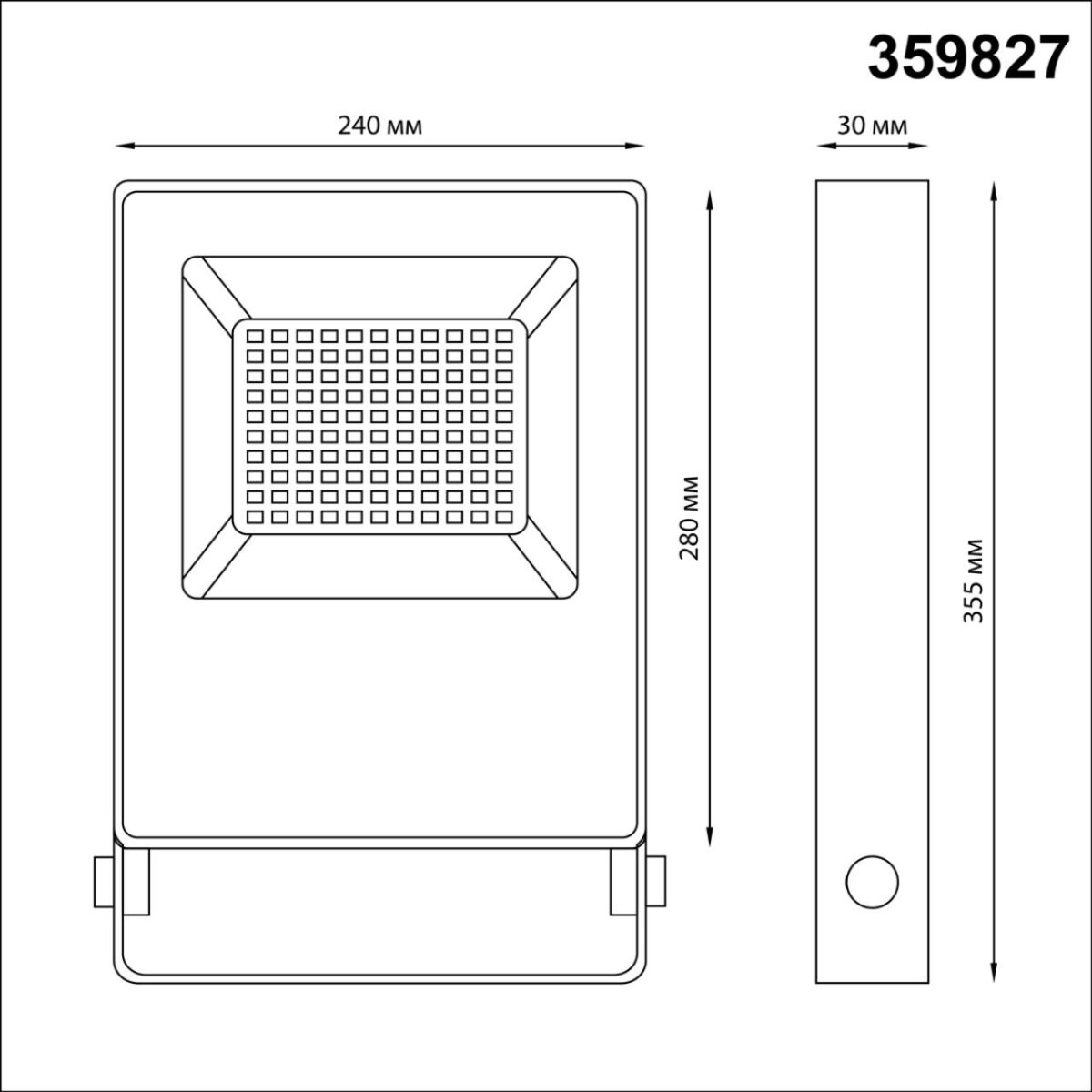 359827 STREET NT25 764 темно-серый Светильник (прожектор) ландшафтный светодиодный IP66 LED 100W 4000K 100-300V ARMIN — изображение 3