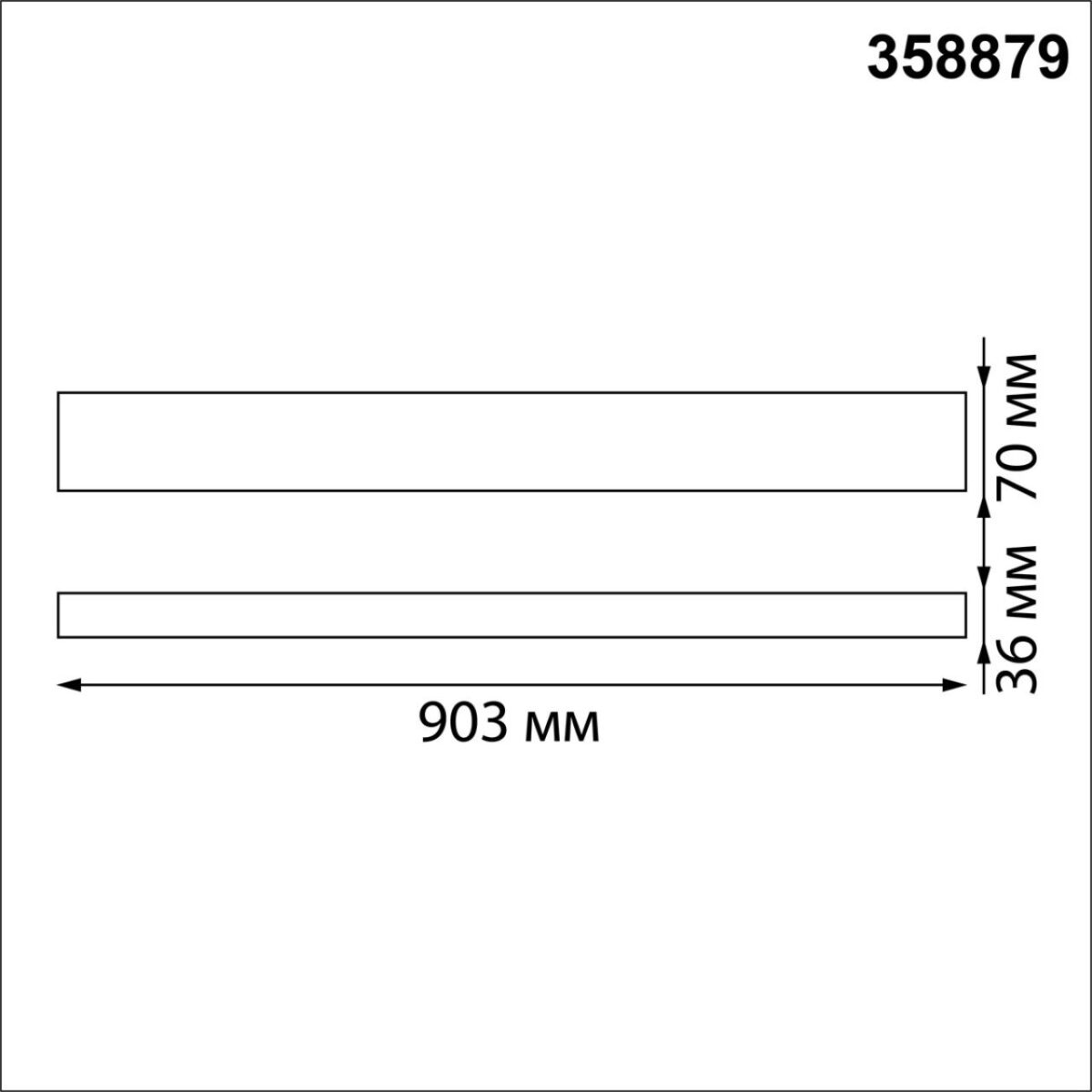 306e3b2d92dddadf3156f90f138823f4 358879 OVER NT22 406 белый Светильник подвесной светодиодный (длина подвесов 1,2м) IP20 LED 4000K 30W вниз + 12W вверх 220V ITER — изображение 1