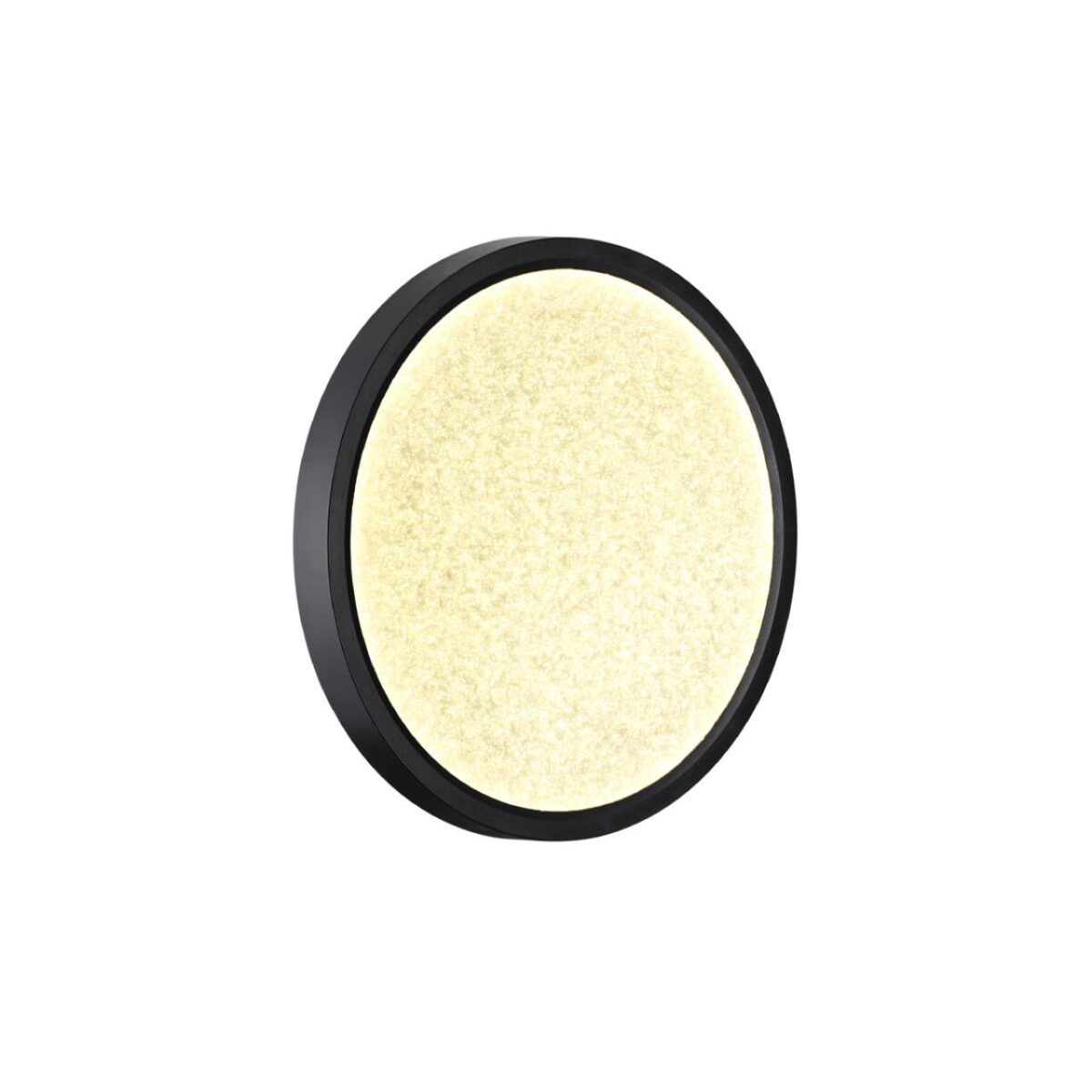 7662/18L MITRA LED SN 555 Светильник пластик/белый/черный LED 18Вт 3000/4000K D230 IP40 OMEGA BLACK — изображение 2