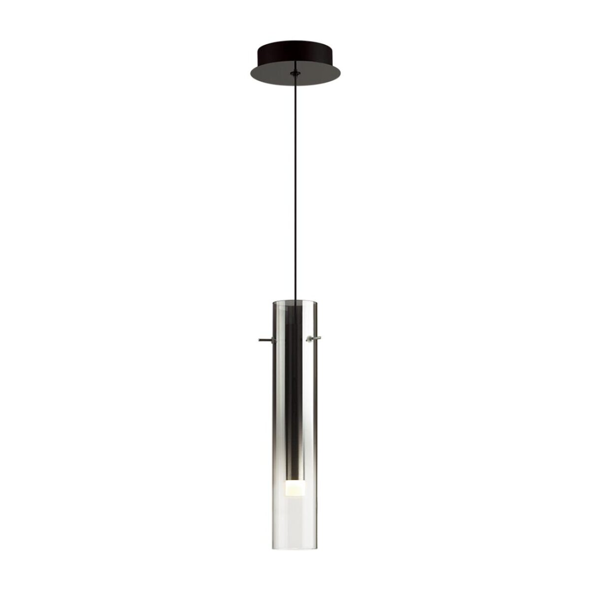 5062/5L PENDANT ODL24 383 черный/темн.хром/металл/стекло Подвес LED 5W 3000K SHINY — изображение 2