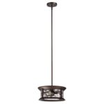 4961/2 NATURE ODL22 703 темно-коричневый/стекло Ландшафтный подвес E27 2*60W IP44 MAVRET
