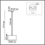 8251/2 MODERNI LN26 530 никель/серый, металл/текстиль Подвес Е27 2*60W 220V NIKKI — изображение 2