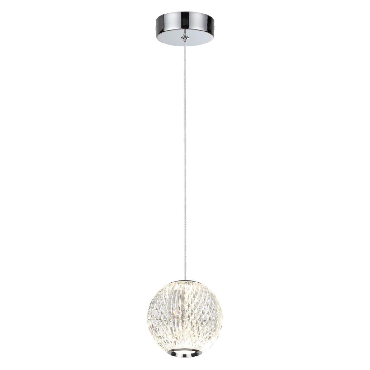 416cd9c9ca1c2ebb5dfb73743d379f85 5007/5LA L-VISION ODL24 567 хром/металл/акрил Подвес LED 5W 4000K 365лм CRYSTAL — изображение 1